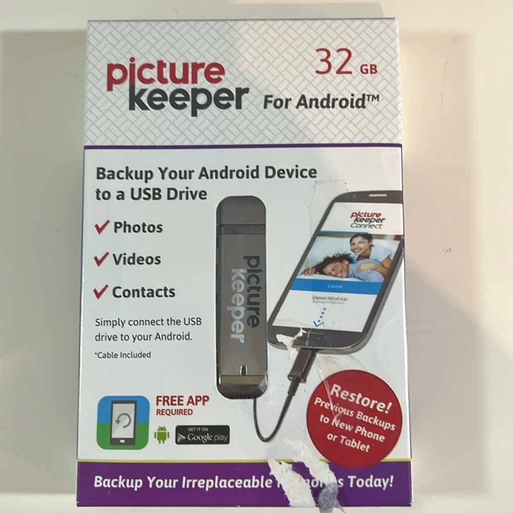 Picture Keeper for Android 32GB New in Box